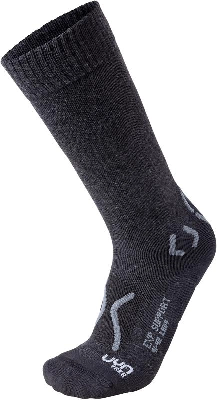 Chaussettes Uyn Women Trekking Explorer Support Black Melange Anthracite