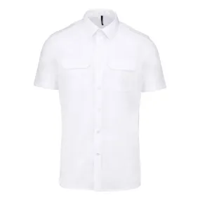Chemise Pilote Kariban manches courtes